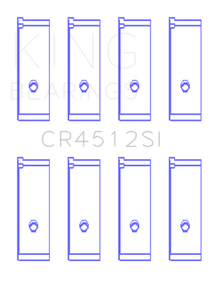 King CR4512SI fits Honda D17A1/2 (Size STD) Rod Bearing Set