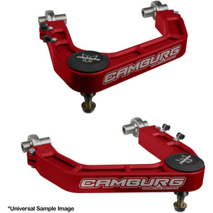Camburg CAM-310187-RED fits Toyota Tundra 2WD/4WD 07-21 KINETIK V2 Performance Billet Uniball Upper Arms (Red)