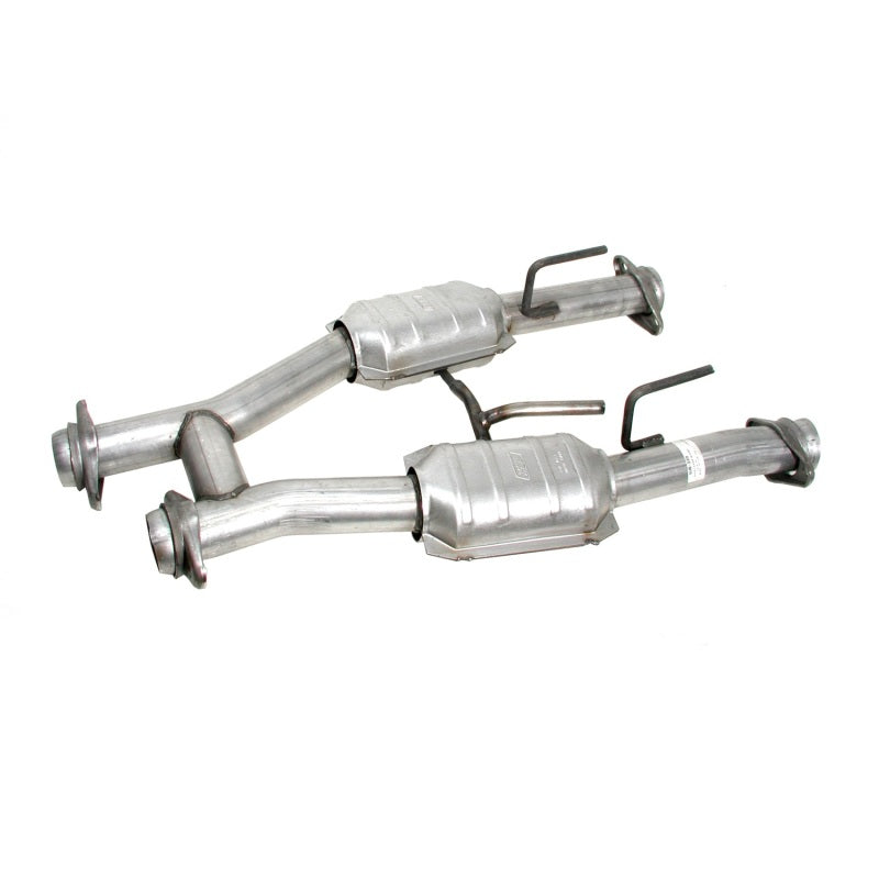 BBK  1538 Mustang 4.6 GT / fits Cobra 96-04 Short Mid H Pipe w Catalytic Convert