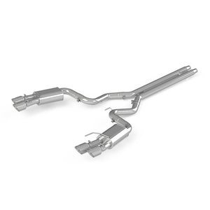 MBRP S7205304 fits Ford Mustang GT 5.0 3in Dual Split Rear Cat Back w/ Quad