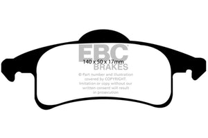 EBC UD791 99-02 fits Jeep Grand Cherokee 4.0 (ATE) Ultimax2 Rear Brake Pads