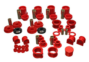 Energy Suspension 7.18105R 90-96 fits Nissan 300ZX Red Hyper-Flex Master Bushing Set (Sway bar end link bushings a