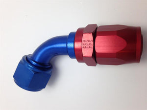 Fragola 226006 -6AN x 60 Degree Pro-Flow Hose End - Blue/Red
