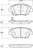 Stoptech 308.1444 Street Brake Pads - Front