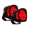 Nacho Offroad Technology PM455RD Nacho Lighting Quatro Chase - Red (Pair)