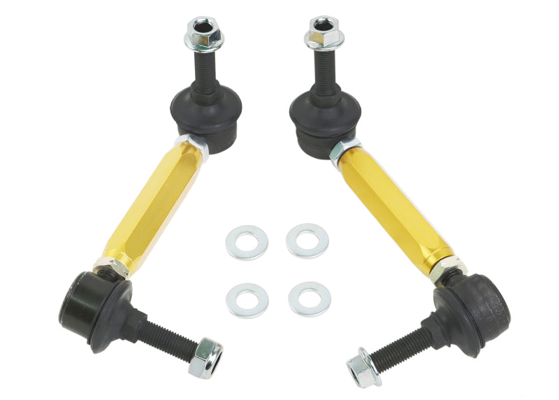 Whiteline KLC140-135 Universal Sway Bar End Link Kit - 130-155mm Heavy Duty Adjustable - 10mm Ball Studs