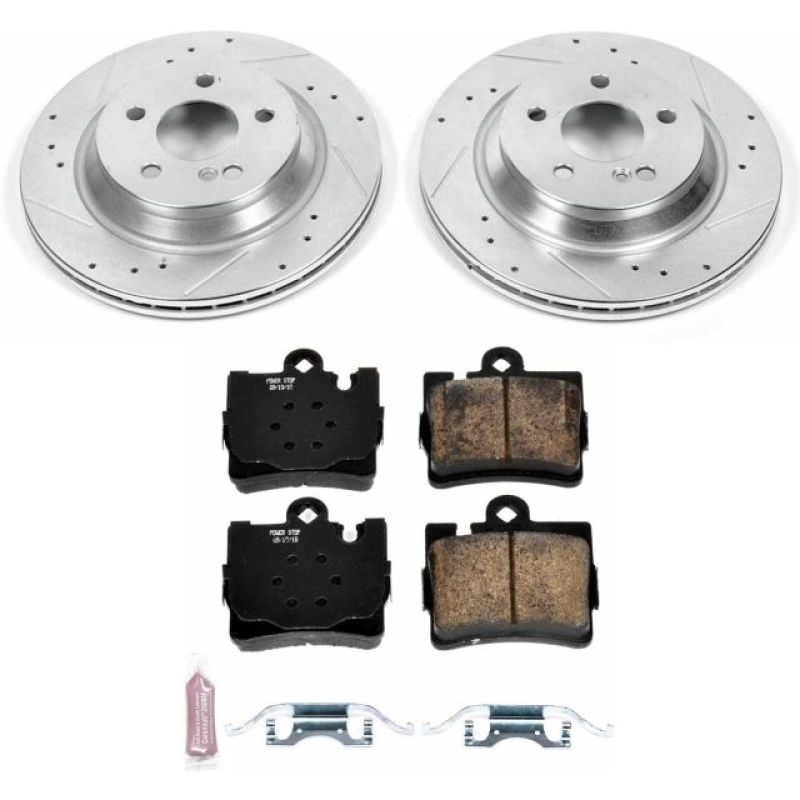 PowerStop K2997 fits Mercedes-Benz 00-02 S430 Rear Z23 Evolution Sport Brake Kit