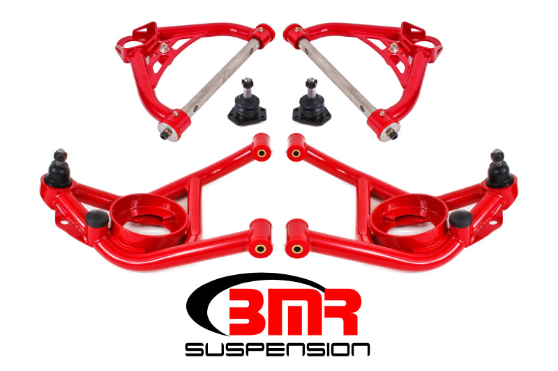 BMR AA031R 2nd Gen F-Body Upper And Lower A-Arm Kit - Red