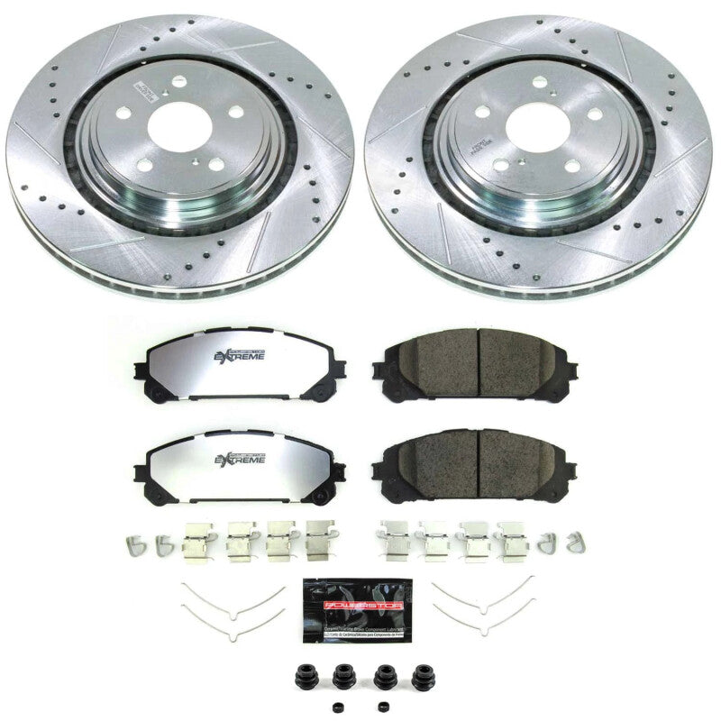 Power Stop K8753-36 20-22 fits Toyota Highlander Front Z36 Truck & Tow Brake Kit