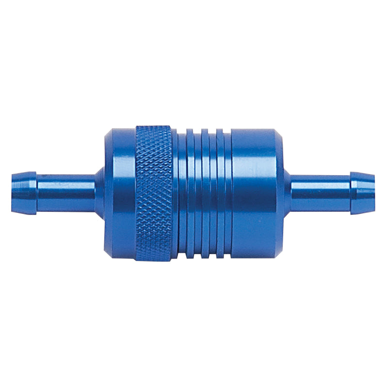 Russell 645080 Performance Blue Street Fuel Filter (3in Length 1-1/8in diameter 5/16in inlet/outlet)