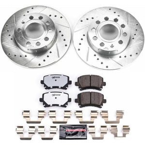PowerStop K4627-26 2008 fits Audi A3 Rear Z26 Street Warrior Brake Kit