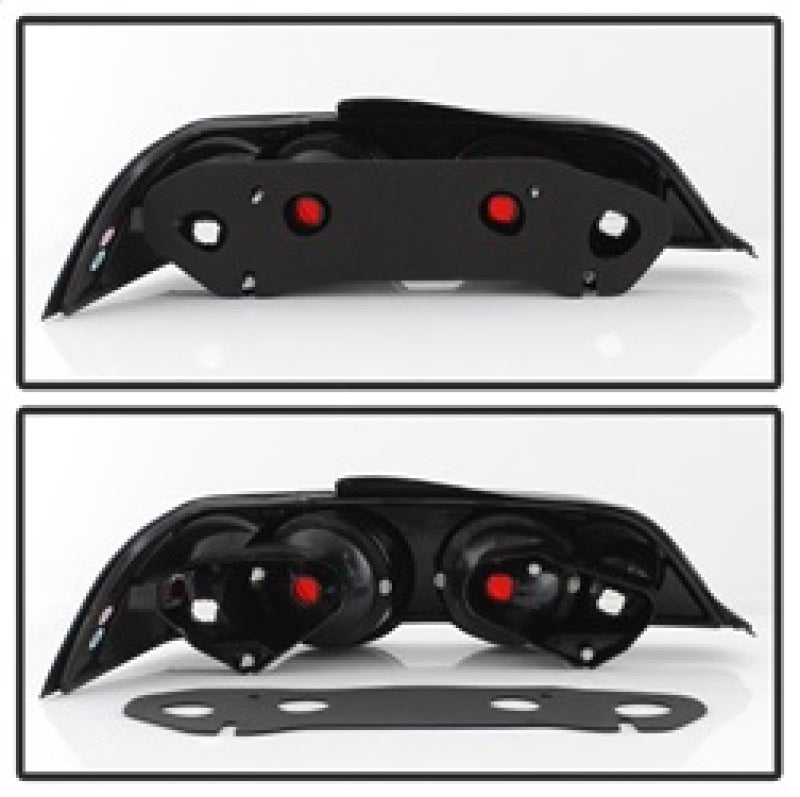 SPYDER 5000330 fits Acura RSX 02-04 Euro Style Tail Lights Black