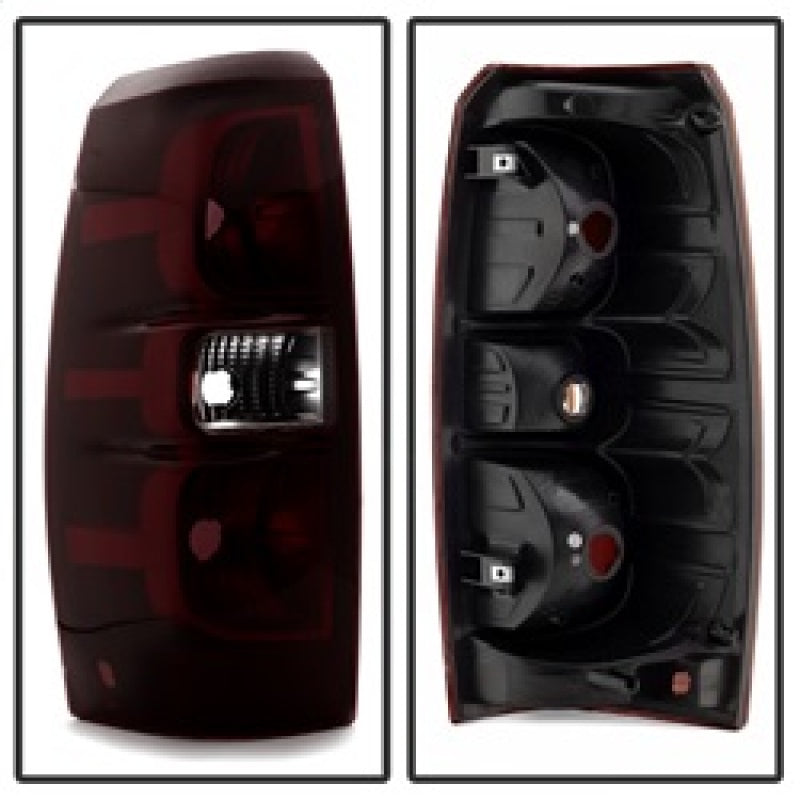 9031854 Xtune fits Chevy 07-13 Avalanche OE Style Tail Lights Red Smoked ALT-J