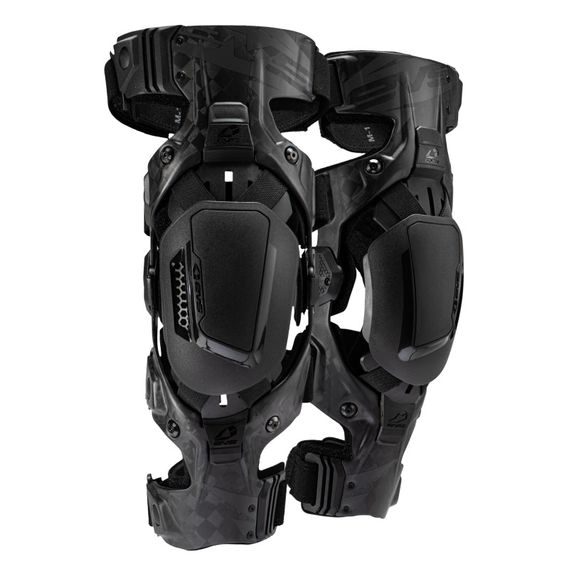 EVS WEBECL-BK-MP Web Eclipse Knee Brace Black Pair - Medium