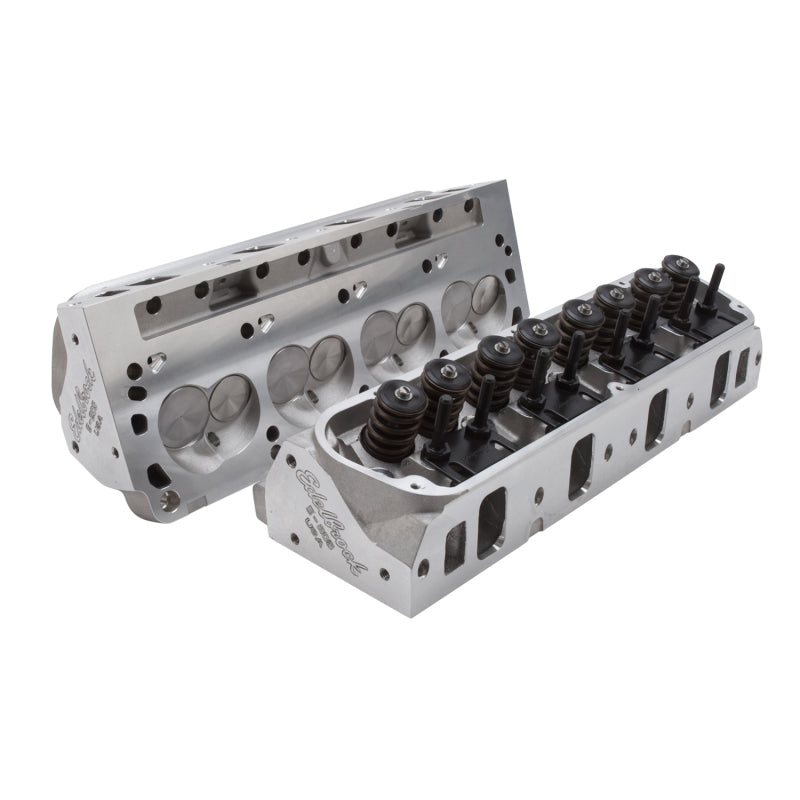 Edelbrock 5028 1Pr SBF Cyl Head E-205 2 08 Intake Complete Complete (Pair) Assembled w/ Springs