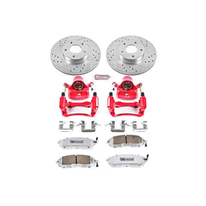 PowerStop KC2282 fits Infiniti I35 Front Z26 Street Warrior Brake Kit w/Calipers