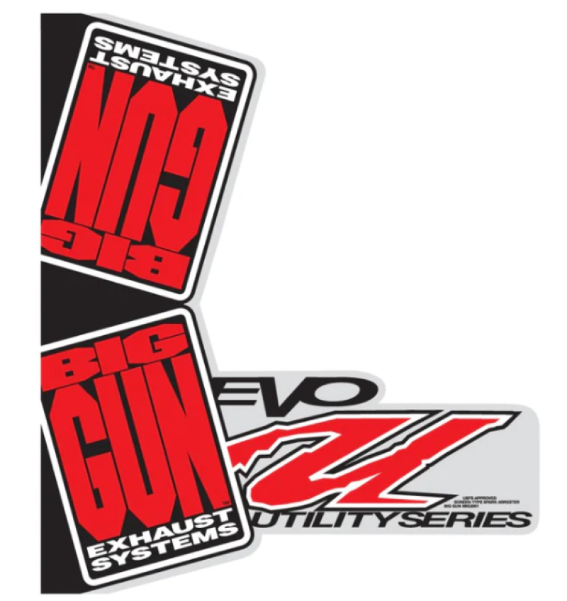 Big Gun 41-UWRAP EVO U Muffler Wrap Decal