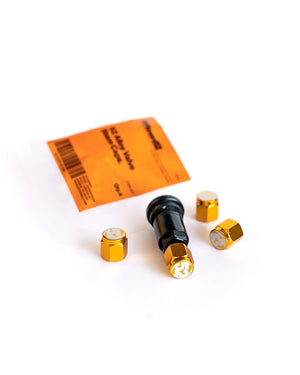 fifteen52 52-VALVE-PACK-GOLD Valve Stem Cap Set - Gold - 4 Pieces