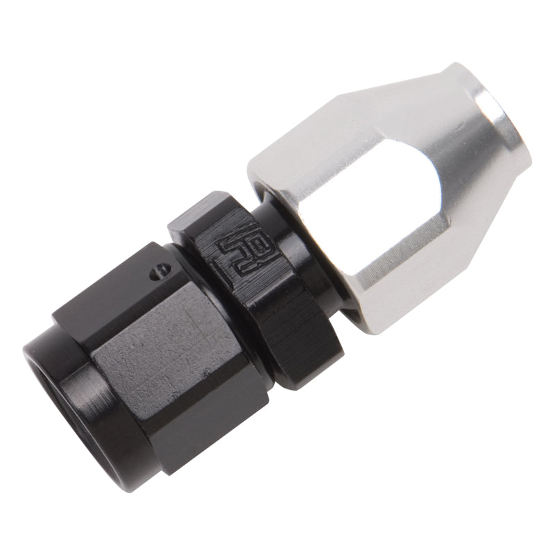 Russell 639223 Performance Black/Silver -8 AN Female Swivel to 1/2in Aluminum Tube