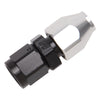 Russell 639223 Performance Black/Silver -8 AN Female Swivel to 1/2in Aluminum Tube