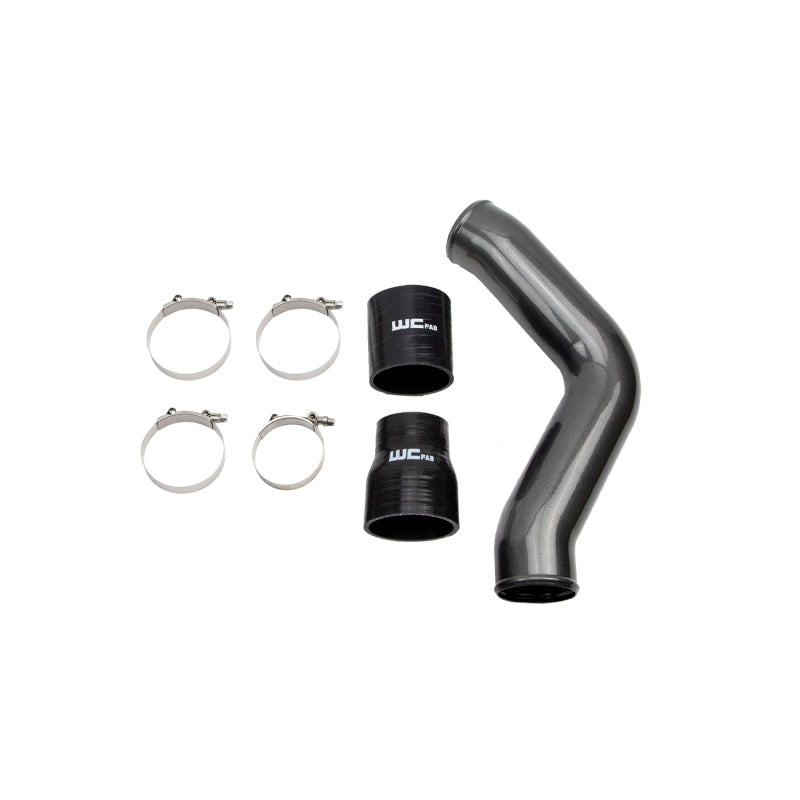 Wehrli 13-18 Cummins 6.7L Driver Side 3.5in Intercooler Pipe - Bengal Red