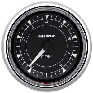 AutoMeter 9797 AutoMeter 3-3/8in 8K RPM In-Dash Tachometer Gauge - Chrome
