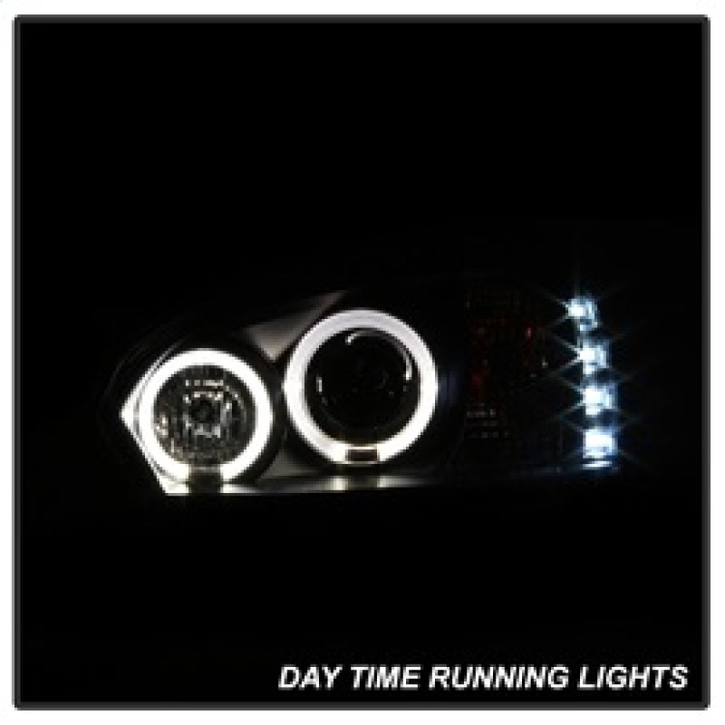 Spyder 5042675 fits Chevy 04-07 Malibu Projector Headlights LED Halo LED Black