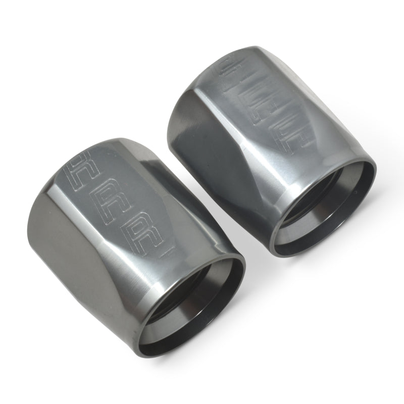 Russell 615521 Hose End Socket -6 AN Polished & Gray Anodized (2 PACK)