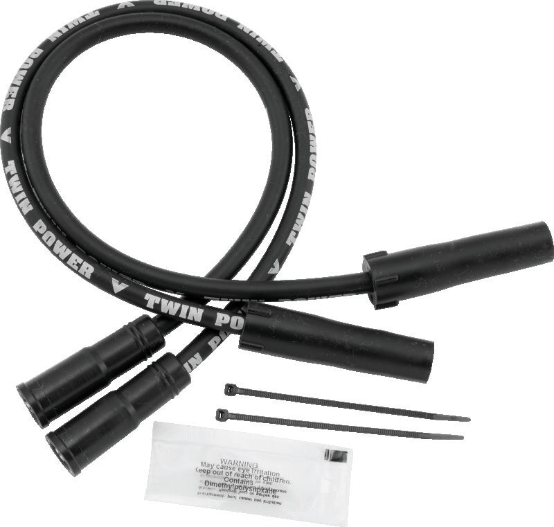 Twin Power 110114 99-08 FLH FLT With EFI 04-06 XL Black Ignition Wire Set