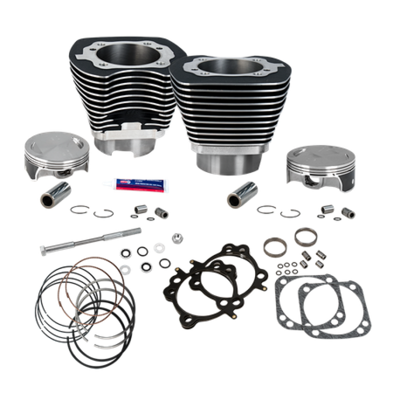 S&S 910-0338 Cycle 07-16 BT 124in Standard Compression 4-1/8in Big Bore Kit - Wr