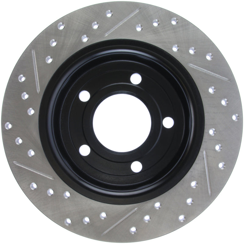 Stoptech 127.45067L 04-10 Mazda3 Slotted & Drilled Left Rear Rotor