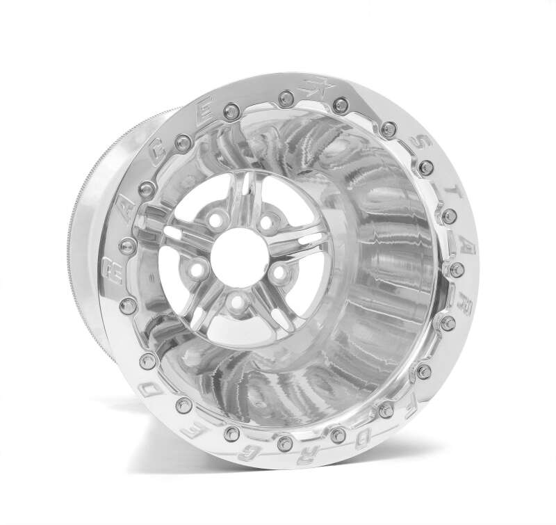 Race Star 63-512472021P 63 Pro Forged 15x12 DBL Sportsman 5x4.75 BC / 2.00in. BS Wheel - Polished