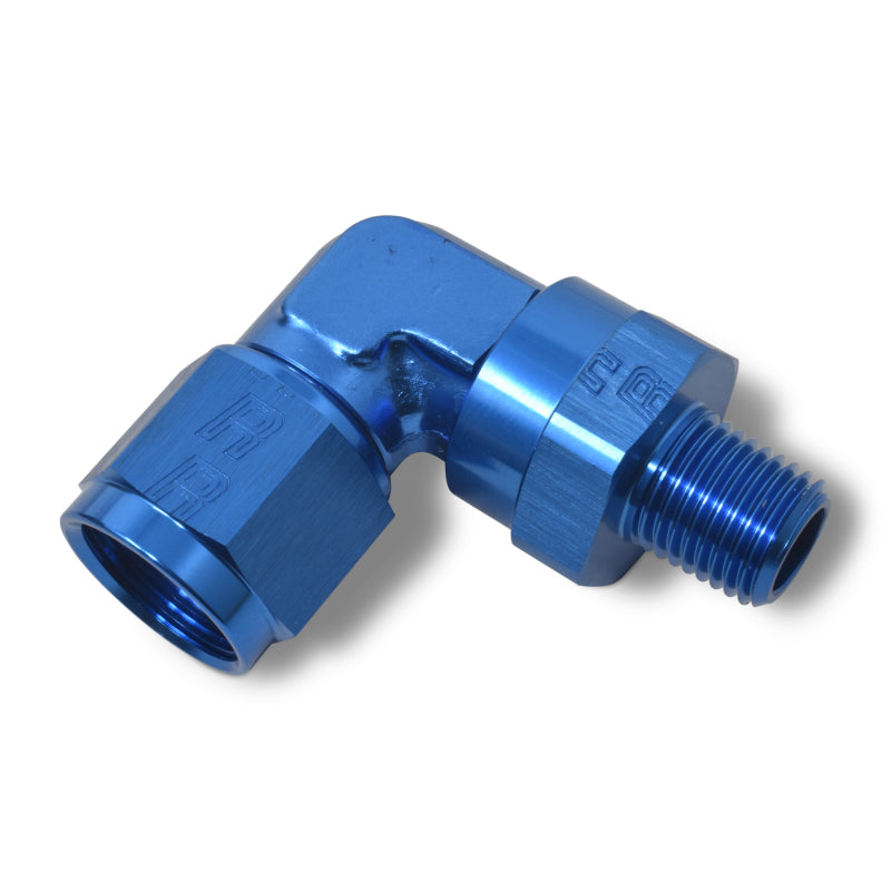 Russell 614028 Performance -8 AN 90 Degree Female to Male 1/2in Swivel NPT Fitting