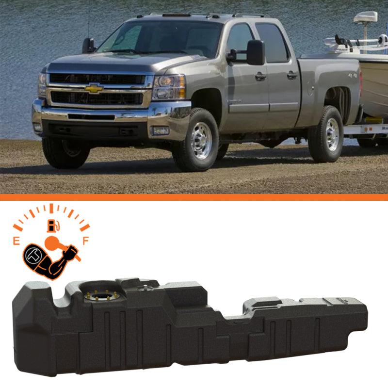 fits Titan Fuel Tanks 7010211 11-16 GM 2500/3500 Duramax Crew Cab Short Bed 57 Gallon XXL Mid-Ship Fuel Tank