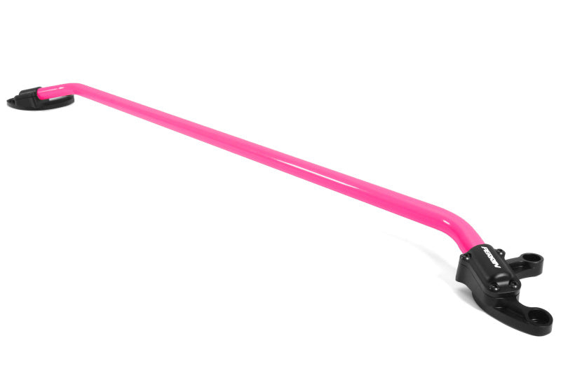 Perrin PSP-SUS-061HP 2022 fits Subaru WRX Strut Brace w/ Billet Feet - Hyper Pink