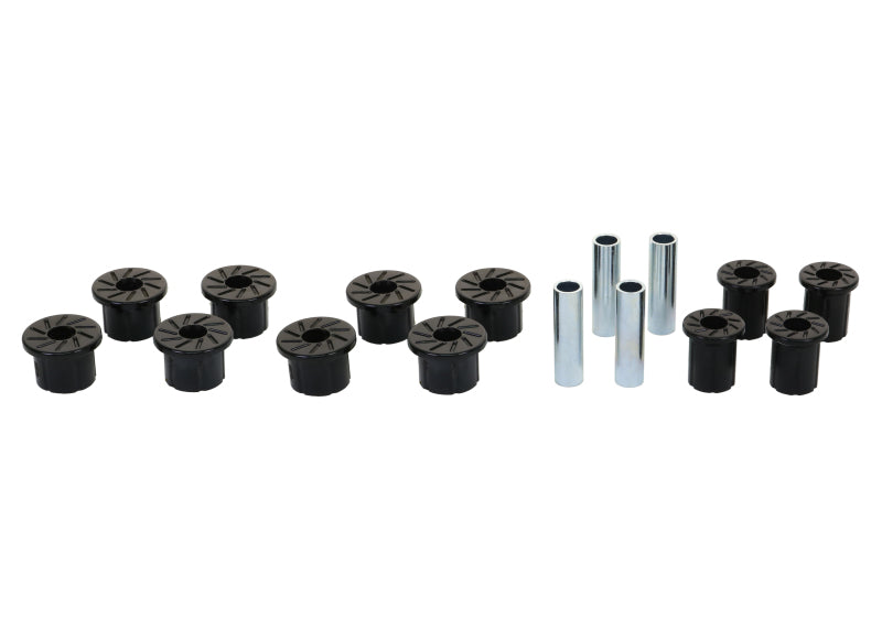 Whiteline W73470 fits Toyota 89-95 Pickup / 01-04 fits Toyota 89-95 Tacoma Rear Leaf Spring Shackle Bushing Kit