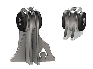 Artec Industries BR1122 97-06 fits Jeep Wrangler TJ Weld On Uca Brackets Daystar Bushings 7/16 In Hole