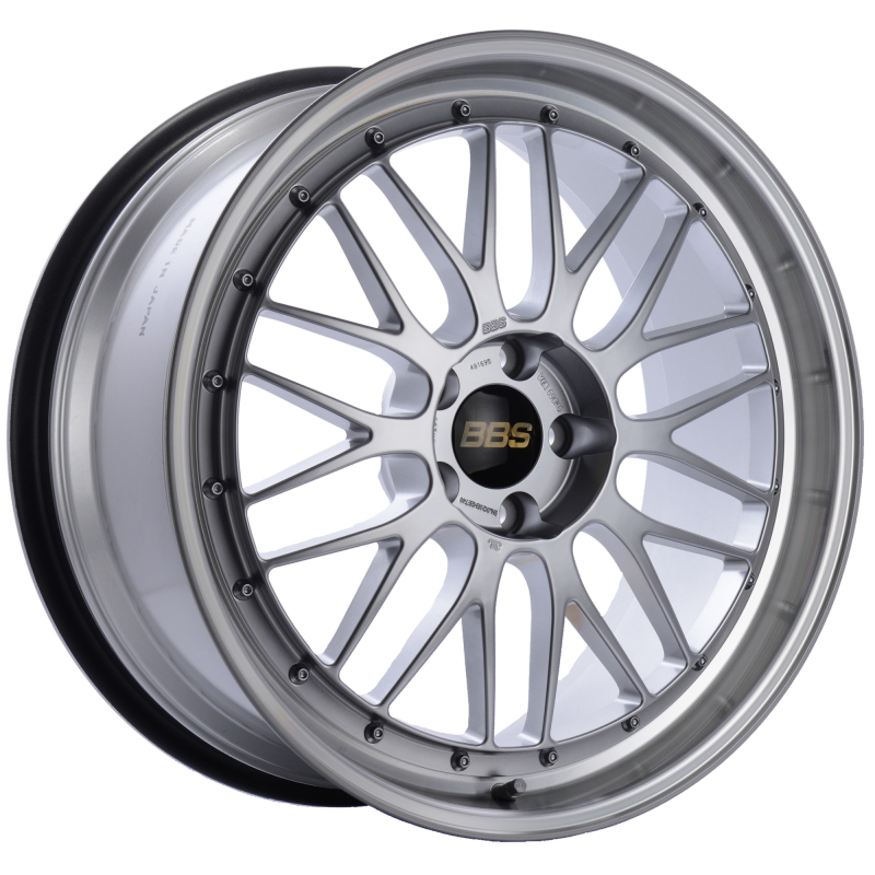 BBS LM238DSPK LM 20x9.5 5x114.3 ET40 CB66 Diamond Silver Center Diamond Cut Lip Wheel