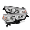 AlphaRex 880815 fits Toyota 14-22 4Runner PRO-Series Projector Headlights Black w/Seq. Sig. + DRL