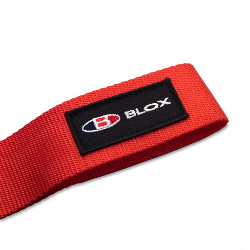 BLOX Racing BXAP-00034-RD Universal Tow Strap With BLOX Logo - Red