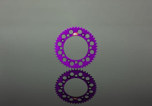 Renthal 150U-520-48GBPE 99+ fits Yamaha YZ 125-250/ YZF250-450 Rear Grooved Sprocket - Purple 520-48 Teeth