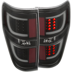ANZO 311257 2009-2013 fits Ford F-150 LED Taillights Black