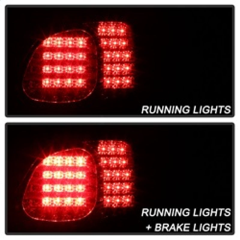 Spyder 5005731 fits Lexus 98-05 GS 300/400 LED Tail Lights Red Clear ALT-YD-LGS
