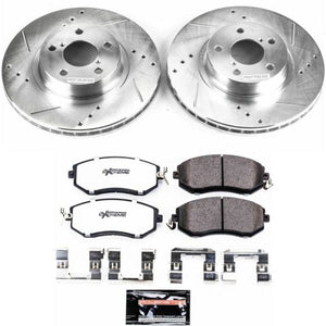 PowerStop K6111-26 13-16 fits Subaru BRZ Front Z26 Street Warrior Brake Kit
