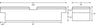 Tradesman 111051 Aluminum Economy Cross Bed Truck Tool Box (70in./Side Opening) - Brite