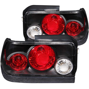 ANZO 221113 1993-1997 fits Toyota Corolla Taillights Black
