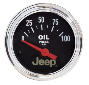AutoMeter 880240 Autometer fits Jeep 52mm 0-100 PSI Short Sweep Electronic Oil Pressure Gauge
