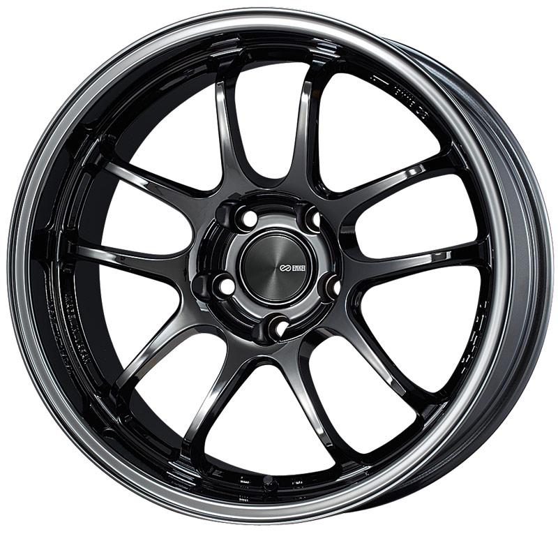 Enkei 489-895-6535SBK PF01EVO 18x9.5 35mm Offset 5x114.3 75mm Bore SBK Wheel Special Order / No Cancel