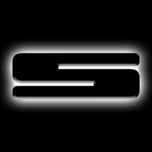 ORACLE Lighting 3141-S-001 Universal Illuminated LED Letter Badges - Matte Blk Surface Finish - S