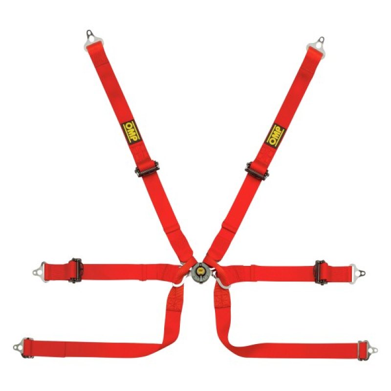 OMP DA0-0206-A02-061 Safety Harness Tecnica 2In Prototype Red Pull Up - (Fia 8853-2016)